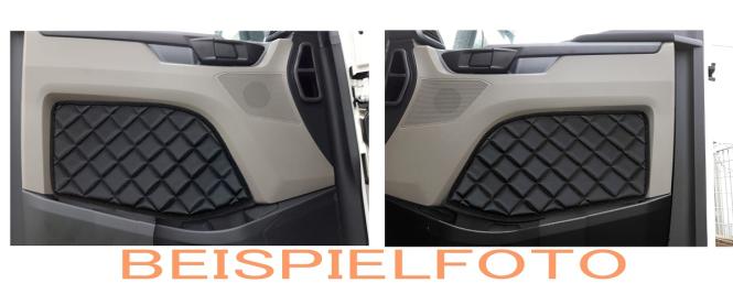 Türverkleidung für MAN TGX , TGS ab 2020, Kunstleder in schwarz-matt 