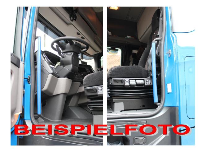 Verkleidung der Einstiegsgriffe aus Kunstleder für Scania S und R new generation ab 2017 schwarz 