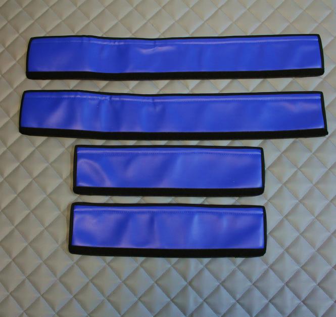 Verkleidung der Einstiegsgriffe aus Kunstleder für Scania R,G blau 
