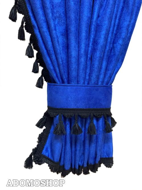 Gardinen für Actros MP2/3 Blau-Schwarz 