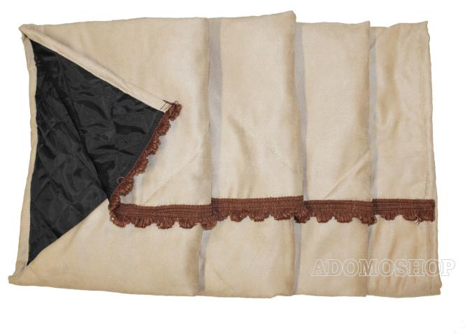 Tagesdecke, beige-braun für Actros Man Volvo Daf Iveco Renault Scania 