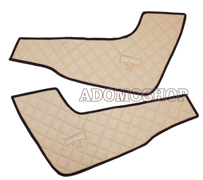 Türverkleidung für Volvo FH4, FH5 Kunstleder in beige, matt, Old Skool 