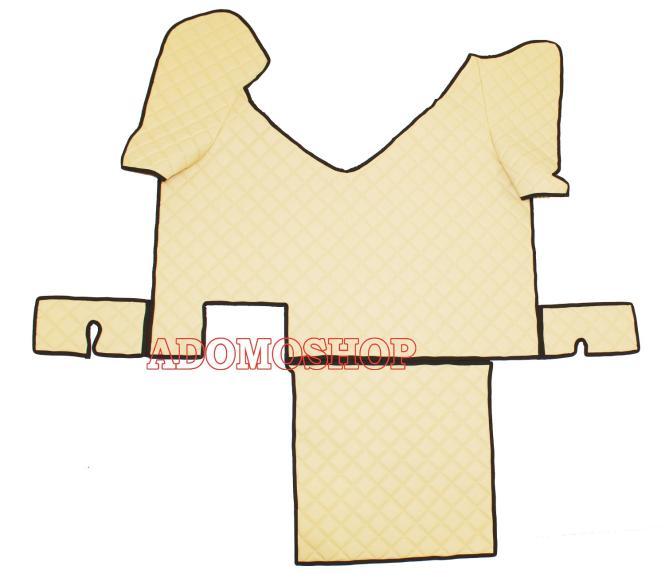 Kunstlederfußmatten für Iveco Stralis Hi-Way beige 