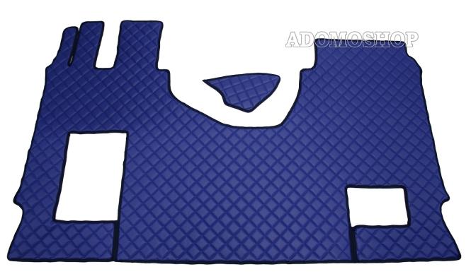 Kunstlederfußmatten Set für MP5 und MP4 blau klappbarer Beifahrersitz 