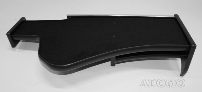 Mitteltisch Ablage mit Fach für MP5 und ACTROS L ab 2024 breites Fahrerhaus schwarz 