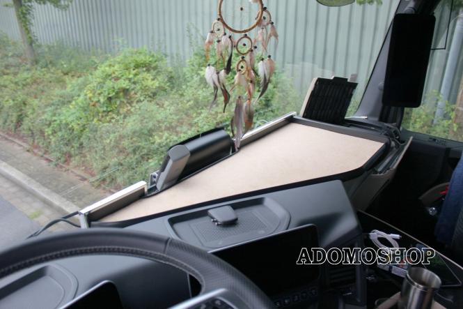 Mitteltisch Ablage für Actros MP5 und  Mp4, beige-nickel 
