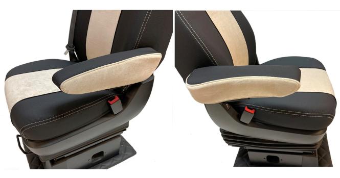 Armlehnen Bezüge für DAF XF 106 mit grammer Sitzen, 2 Stück 