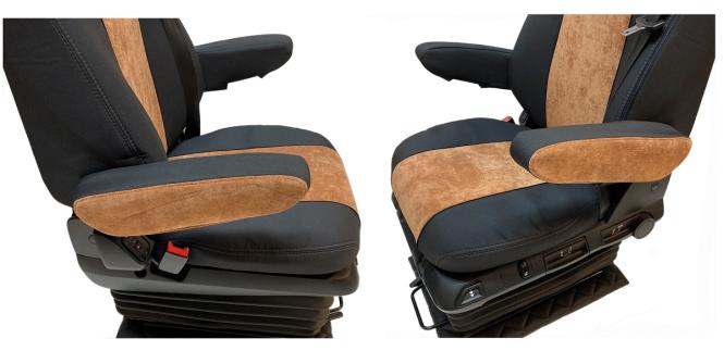 Armlehnen Bezüge 2 Stück  für Actros MP5 und MP4 beige