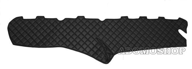 Armaturenabdeckung aus Kunstleder für Scania S und New Generation ab 2017  schwarz-matt 