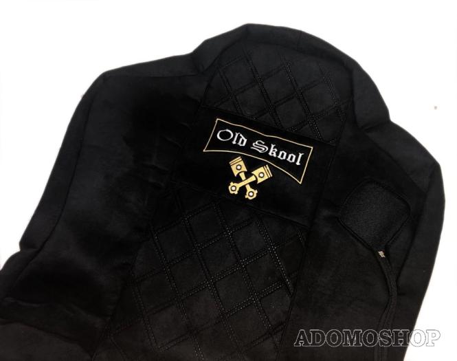 Sitzbezüge für Iveco S-way ab 2020 schwarz, Old Skool 