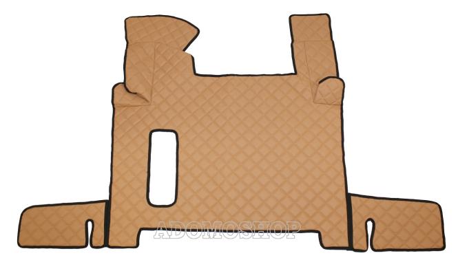 Kunstlederfußmatten für Man TGX ab 2018 cappuccino 