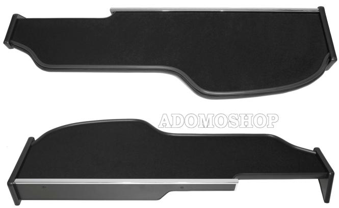 Lkw Ablagetisch für MAN TGX ab 2007 bis 2020, mit Ausschnitt für Spurassistenten in schwarz 