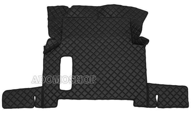 Kunstlederfußmatten für Man TGX ab 2018, mit 1-er Schublade, schwarz 