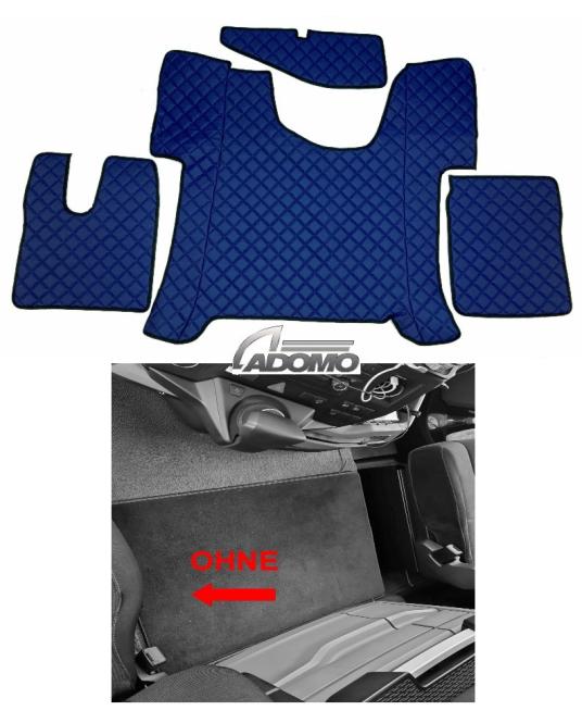 Kunstlederfußmatten Man TGS ab 2020 blau 