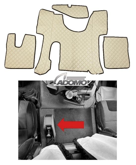 Kunstlederfußmatten Man TGS ab 2020 beige 