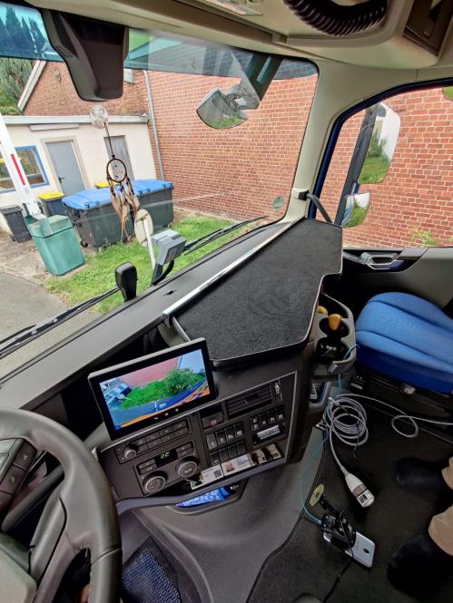 Lkw Tisch für VOLVO FH5, schwarz 