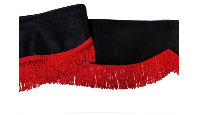 Frontscheibenborde in schwarz-rot für Man Scania Volvo Mercedes Iveco Daf Renault 