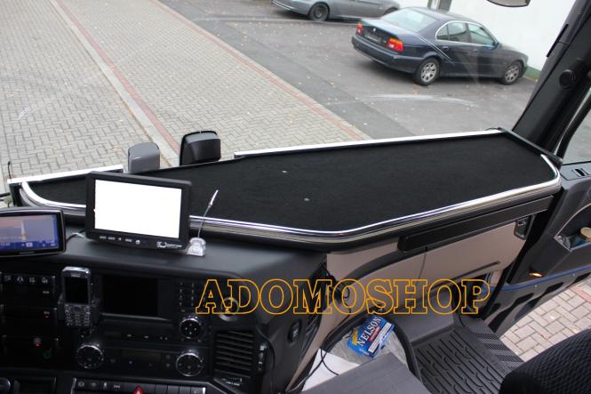 Ablagetisch für Actros MP4 mit Schublade, schwarz 