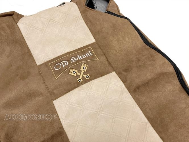 Sitzbezüge für Renault T ab 2014 braun-beige Old Skool 