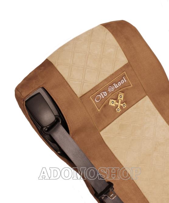 Sitzbezüge für DAF XF 106,XF105 Grammer Sitze braun-beige, Old Skool 