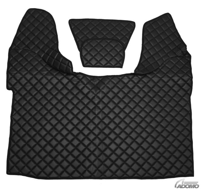 Kunstlederfußmatten mit Sitzsockel für DAF XF 106 ab 07/2017 schwarz 