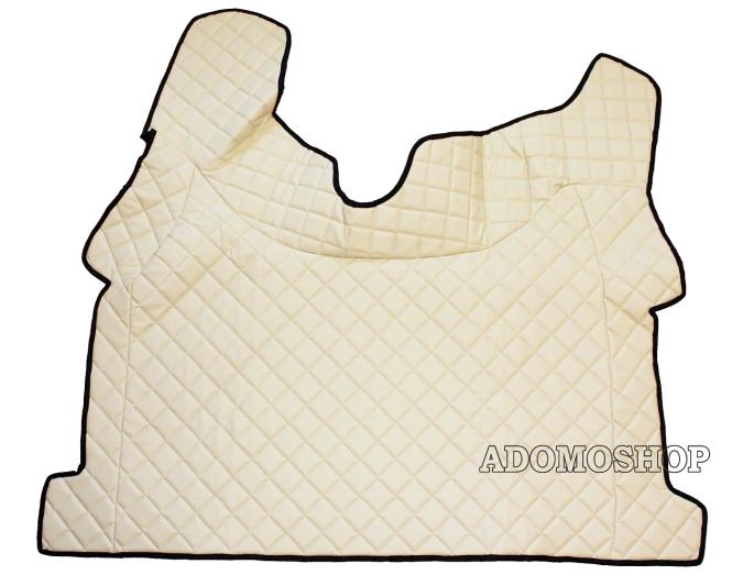 Kunstlederfußmatten mit Sitzsockeln für Volvo FH4, FH5 beige-matt 