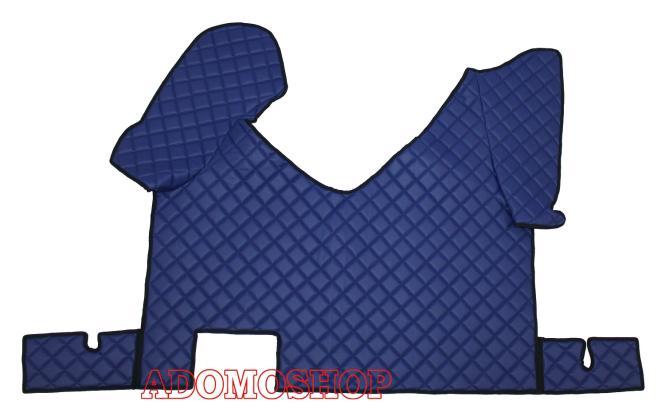 Kunstlederfußmatten für Iveco Stralis Hi-Way blau 