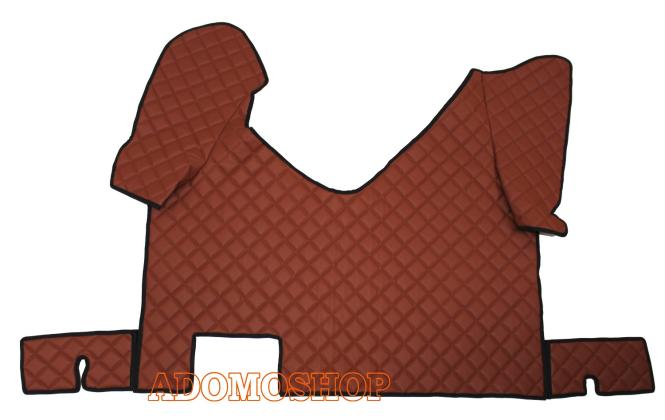 Kunstlederfußmatten für Iveco Stralis Hi-Way braun 