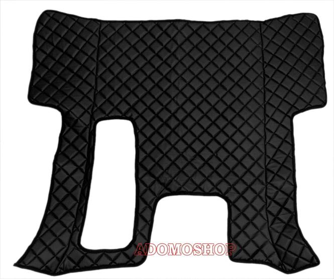 Kunstlederfußmatten für Man TGS und TGL ab 2007 bis 2018, Manualschaltung, schwarz-matt 