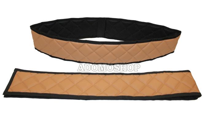 Kunstlederfußmatten für MP5 und MP4- luftgefederter Beifahrersitz, cappucino-matt 