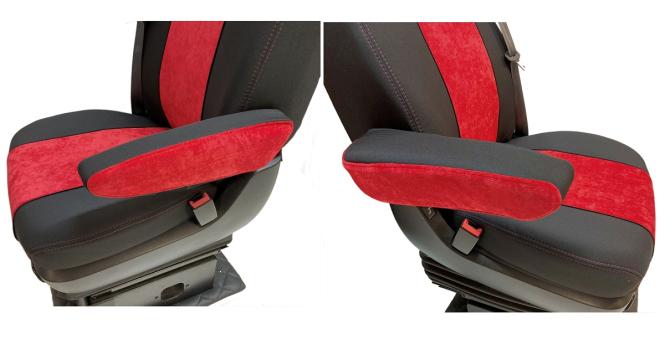 Armlehnen Bezüge für DAF XF 106 mit grammer Sitzen, 2 Stück 