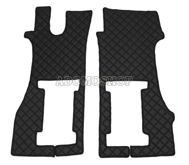 Kunstleder Fußmatten für SCANIA R ab 2017 Die neue R-Baureihe in schwarz-matt, drehbar 