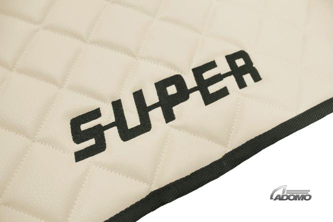 Kunstleder Fußmatten für SCANIA S ab 2017, klappbar in beige-matt, SUPER 