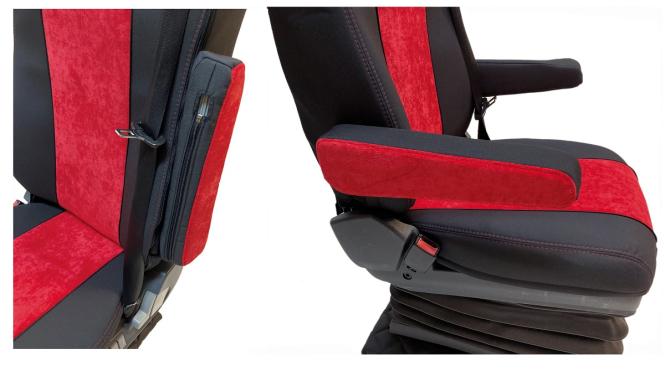 Armlehnen Bezüge 2 Stück  für Man Tgx tgs tgl tgm tga ab 2007 und ab 2020 beige 