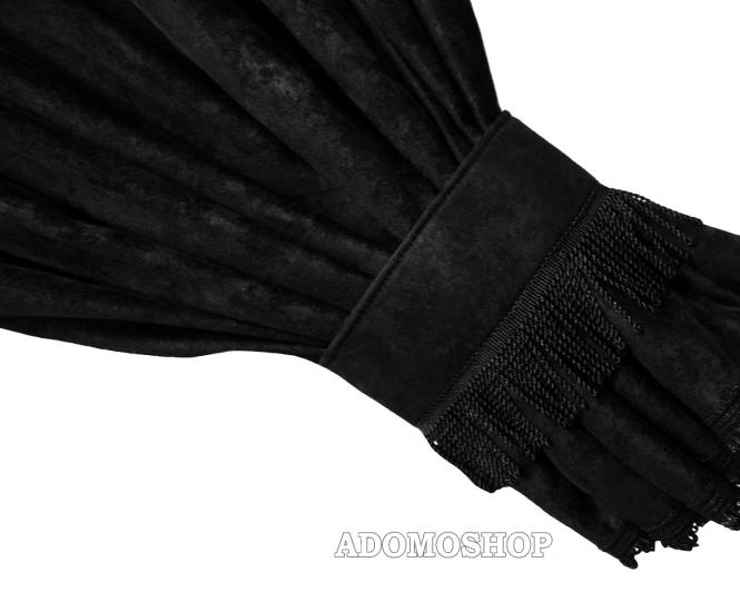 Lkw Gardinen Actros MP5 und MP4, schwarz-schwarz, gratis Gardinenhaken 