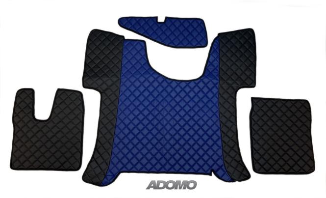 Kunstlederfußmatten Man TGS ab 2020 schwarz - blau 