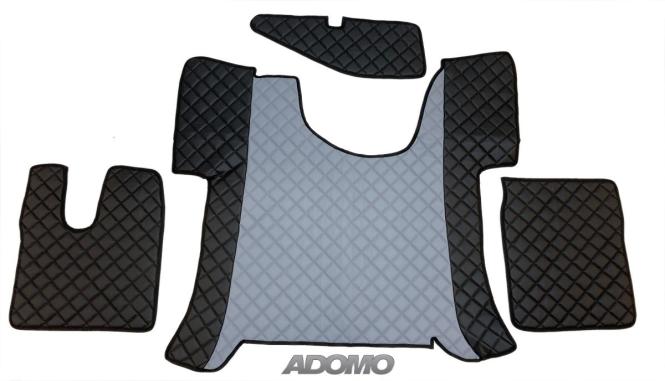 Kunstlederfußmatten Man TGS ab 2020 schwarz - grau 