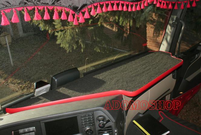 Ablagetisch für Mercedes Actros MP5 und  Mp4 XXL NEU in rot 