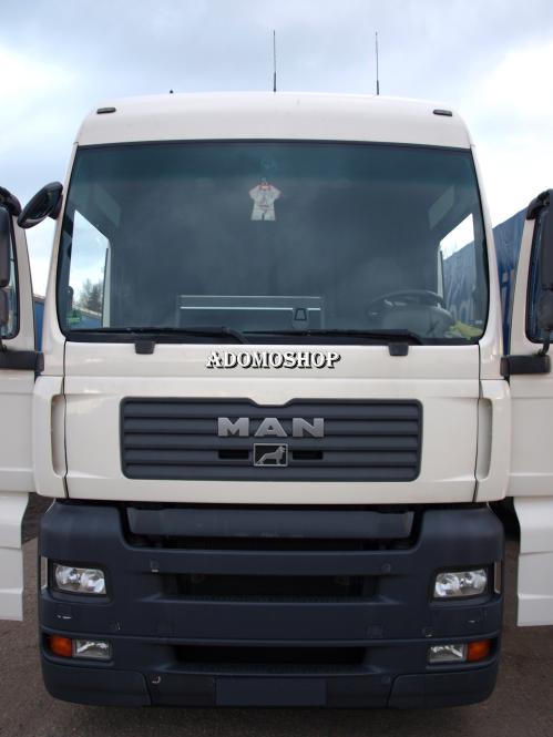 Lkw Mittelablage für MAN TGA, breites Fahrerhaus schwarz 