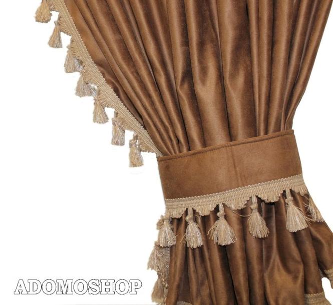 Gardinen für Actros MP2/3 Braun-beige  