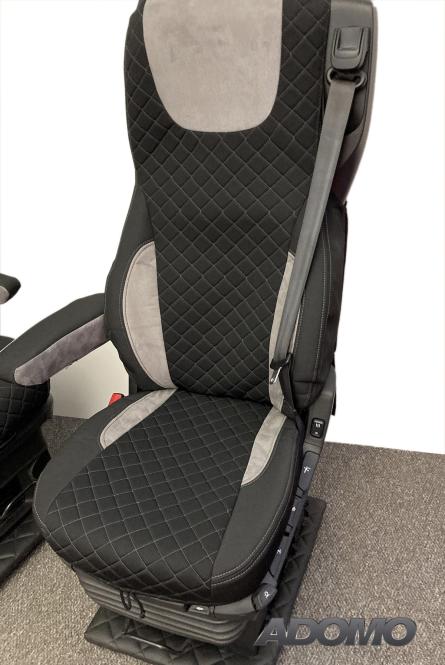 Sitzbezüge  für Daf  xf 106 mit Grammersitzen, schwarz-grau, 2 Armlehnen 