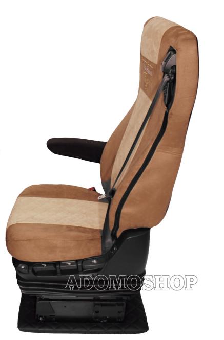Sitzbezüge für DAF XF 106,XF105 Grammer Sitze braun-beige, Old Skool 