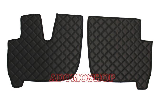 Kunstlederfußmatten für Iveco Stralis Hi-Way schwarz 