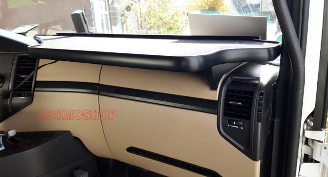 Ablagetisch für Actros MP5/MP4, schmales Haus, schwarz 