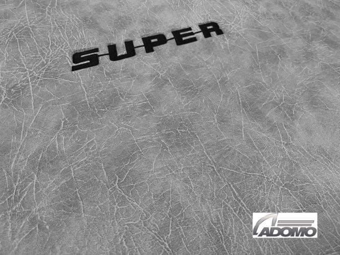 Kunstleder Fußmatten für SCANIA S ab 2017 grau GLATT drehbar/Luft SUPER 