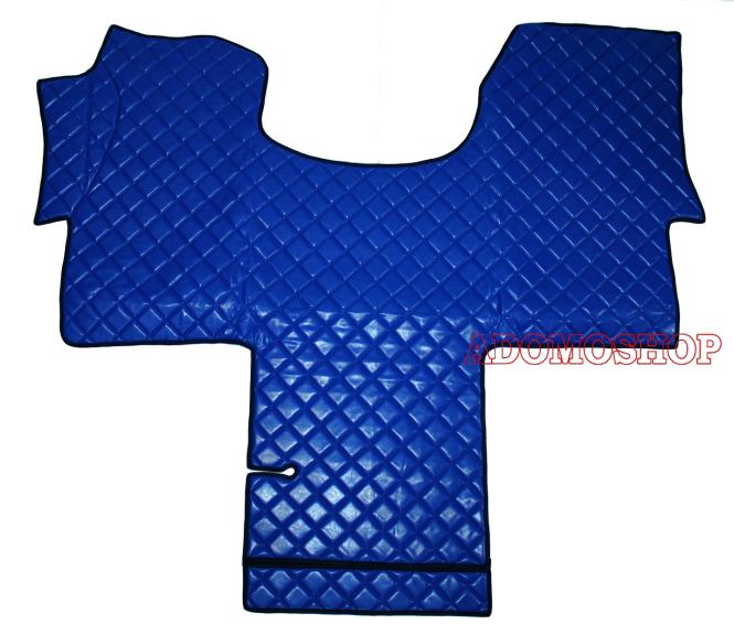 Kunstlederfußmatten für Sprinter 2-er Sitzer ab 2006, blau-matt 