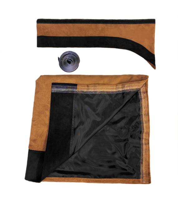 LKW Gardinen für VOLVO FH AERO FH5 FH4 braun - schwarz 