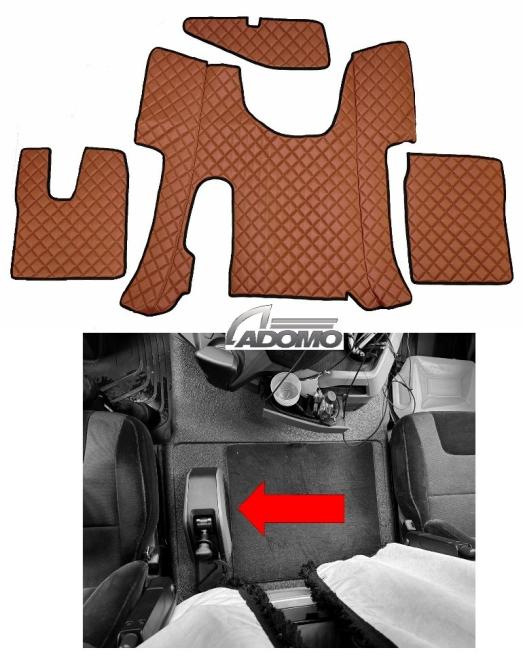 Kunstlederfußmatten Man TGS ab 2020 braun 