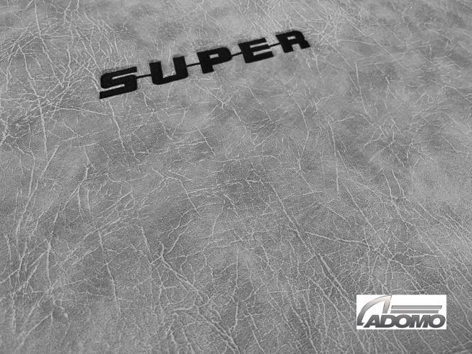 Kunstleder Fußmatten für SCANIA R ab 2017 grau GLATT drehbar/Luft SUPER 