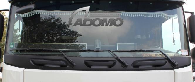 Lkw Tisch für DAF XF 106,Schublade, schwarz-nickel 